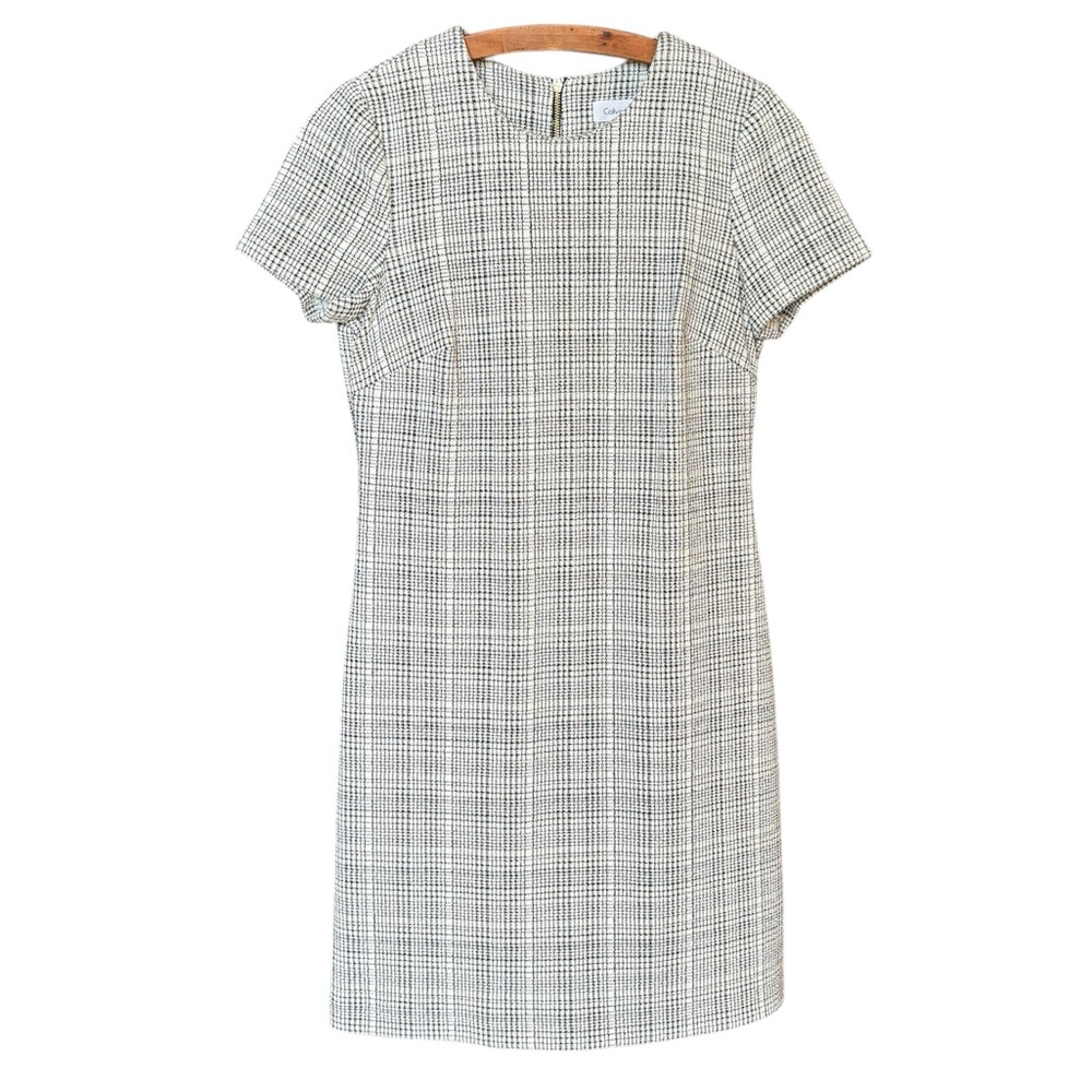 Calvin Klein Houndstooth Dress Size 2